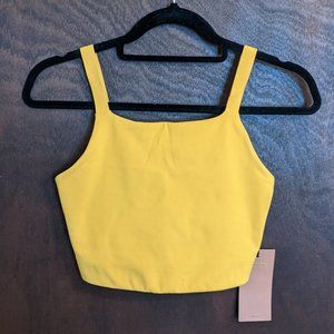 Citrine Mia High Neck Bra by Girlfriend Collective